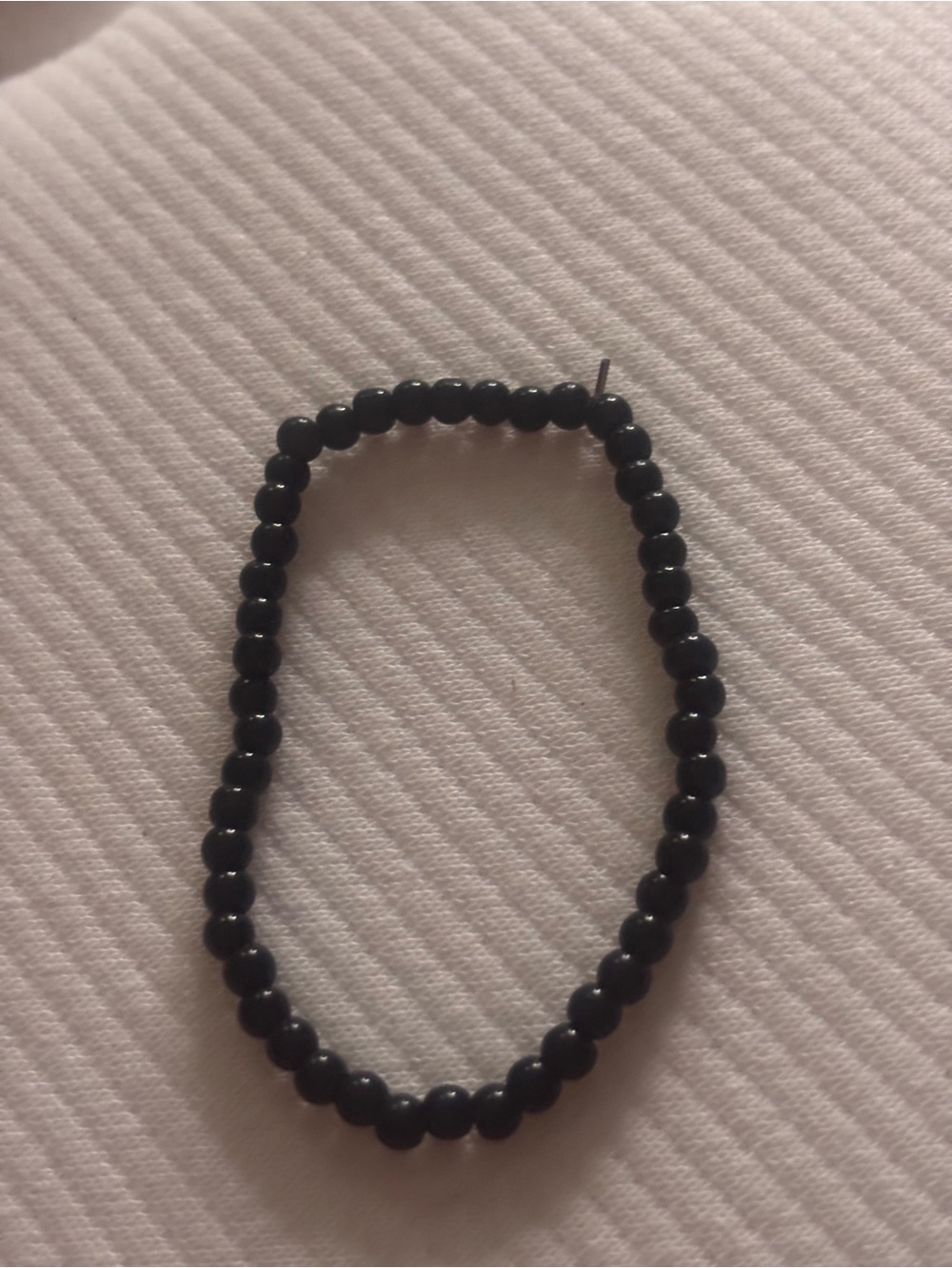 Black Beaded Stretch Bracelet - Women Jewelry